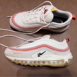 Nike 97 Air Max Running Shoes- Limited Edition “Peace Love and Run”
